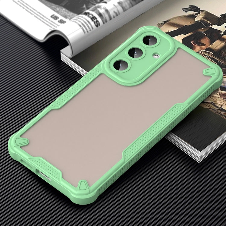 For Samsung Galaxy S25+ 5G Armor Glaze PC Hybrid TPU Phone Case