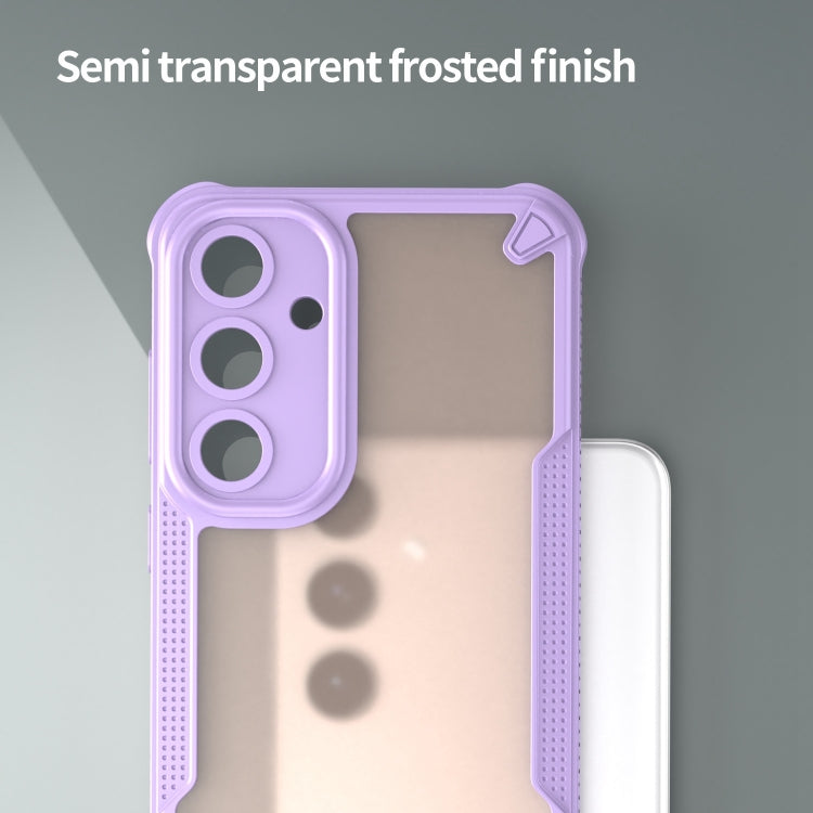 For Samsung Galaxy S25+ 5G Armor Glaze PC Hybrid TPU Phone Case