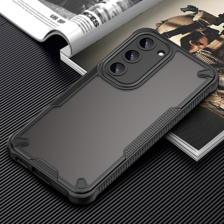 For Samsung Galaxy S23+ 5G Armor Glaze PC Hybrid TPU Phone Case