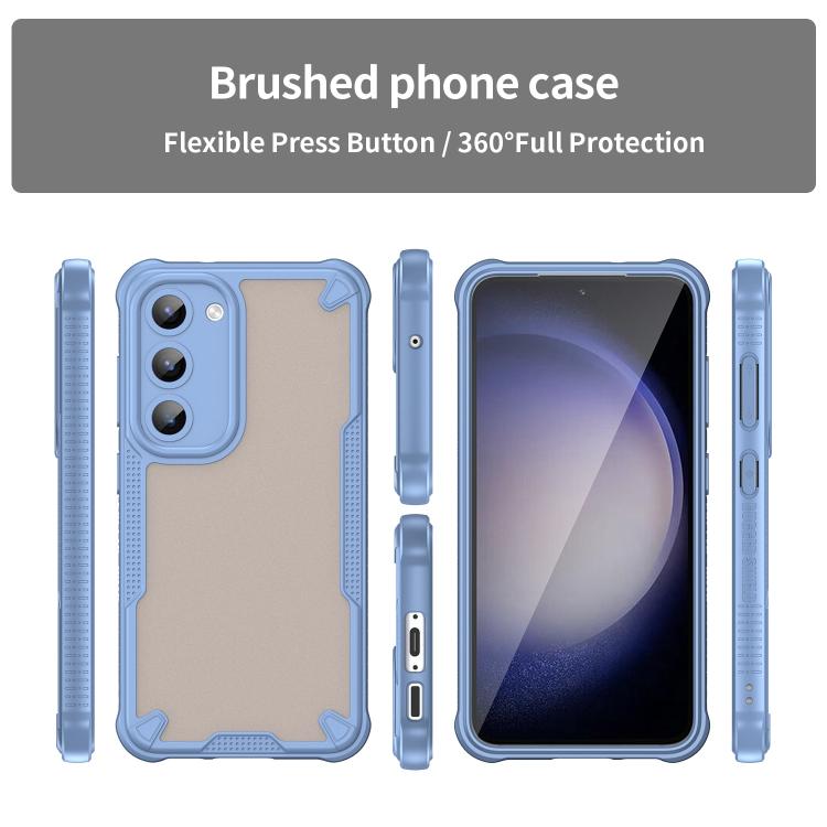 For Samsung Galaxy S23+ 5G Armor Glaze PC Hybrid TPU Phone Case