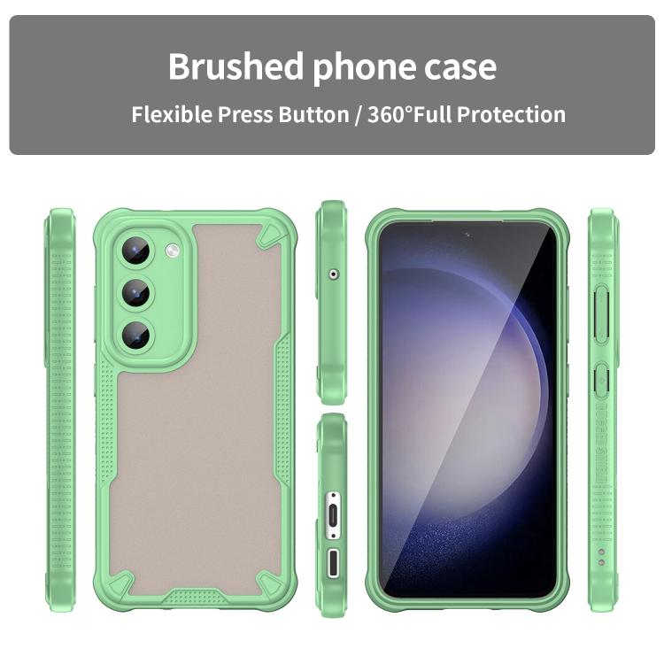 For Samsung Galaxy S23+ 5G Armor Glaze PC Hybrid TPU Phone Case