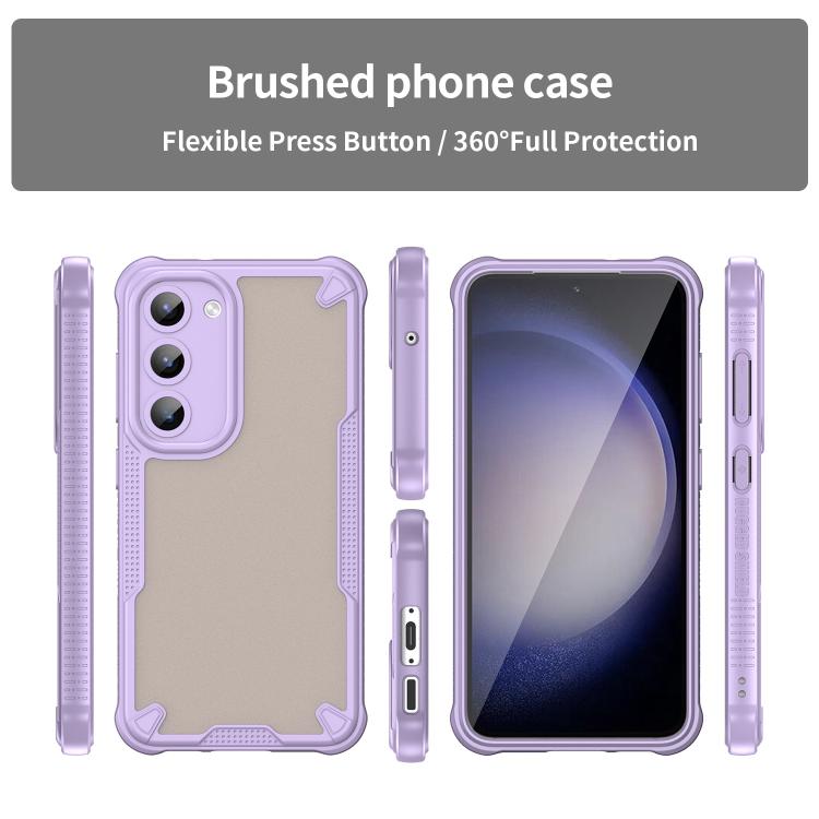 For Samsung Galaxy S23+ 5G Armor Glaze PC Hybrid TPU Phone Case
