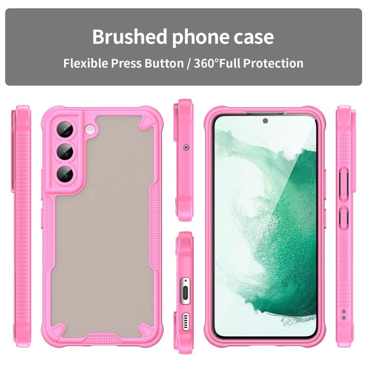 For Samsung Galaxy S22 5G Armor Glaze PC Hybrid TPU Phone Case