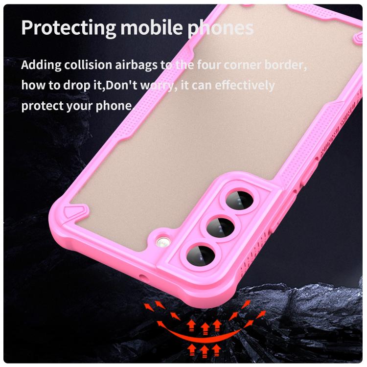 For Samsung Galaxy S22 5G Armor Glaze PC Hybrid TPU Phone Case