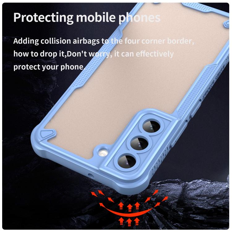 For Samsung Galaxy S22 5G Armor Glaze PC Hybrid TPU Phone Case
