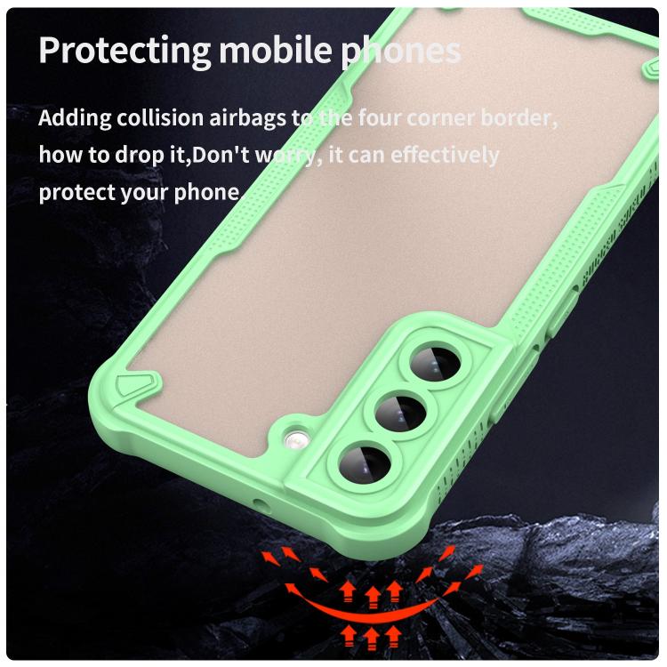 For Samsung Galaxy S22 5G Armor Glaze PC Hybrid TPU Phone Case