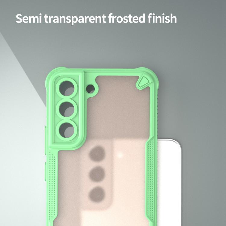 For Samsung Galaxy S22 5G Armor Glaze PC Hybrid TPU Phone Case