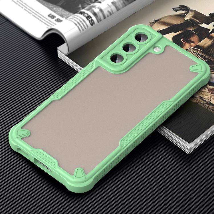 For Samsung Galaxy S22 5G Armor Glaze PC Hybrid TPU Phone Case