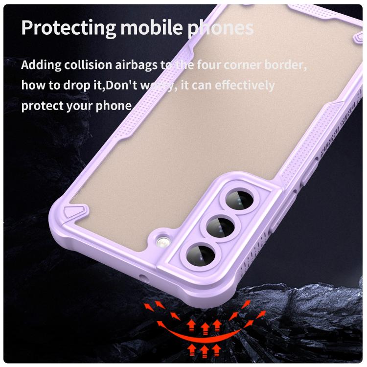 For Samsung Galaxy S22 5G Armor Glaze PC Hybrid TPU Phone Case