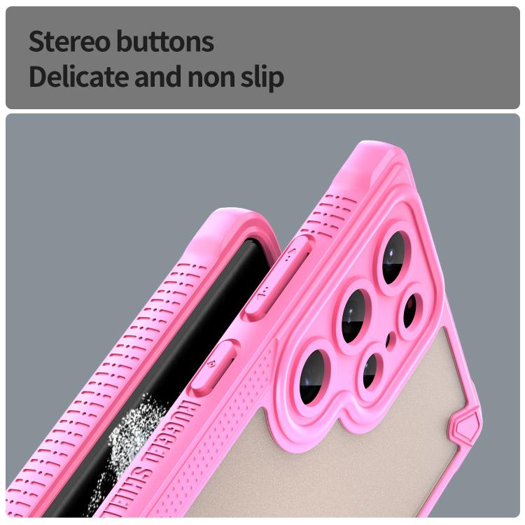 For Samsung Galaxy S22 Ultra 5G Armor Glaze PC Hybrid TPU Phone Case