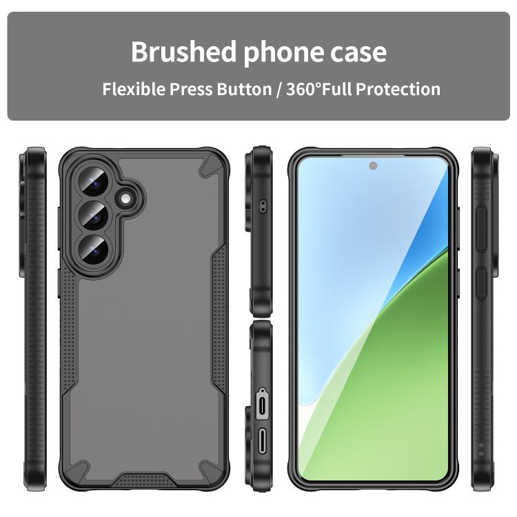 For Samsung Galaxy S26+ 5G Armor Glaze PC Hybrid TPU Phone Case