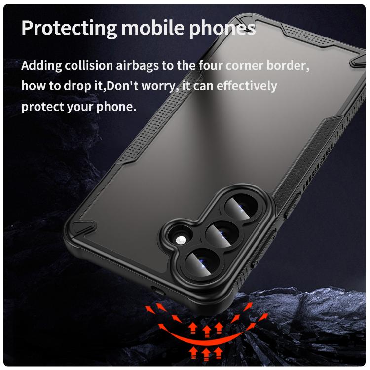 For Samsung Galaxy S26+ 5G Armor Glaze PC Hybrid TPU Phone Case
