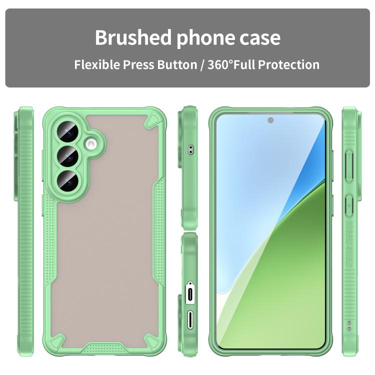 For Samsung Galaxy S26+ 5G Armor Glaze PC Hybrid TPU Phone Case