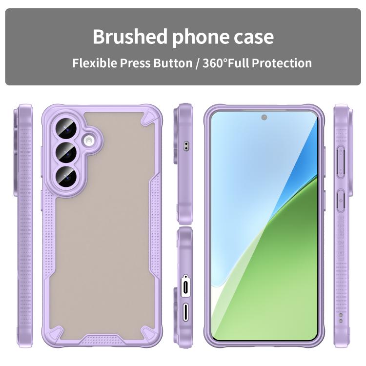 For Samsung Galaxy S26+ 5G Armor Glaze PC Hybrid TPU Phone Case