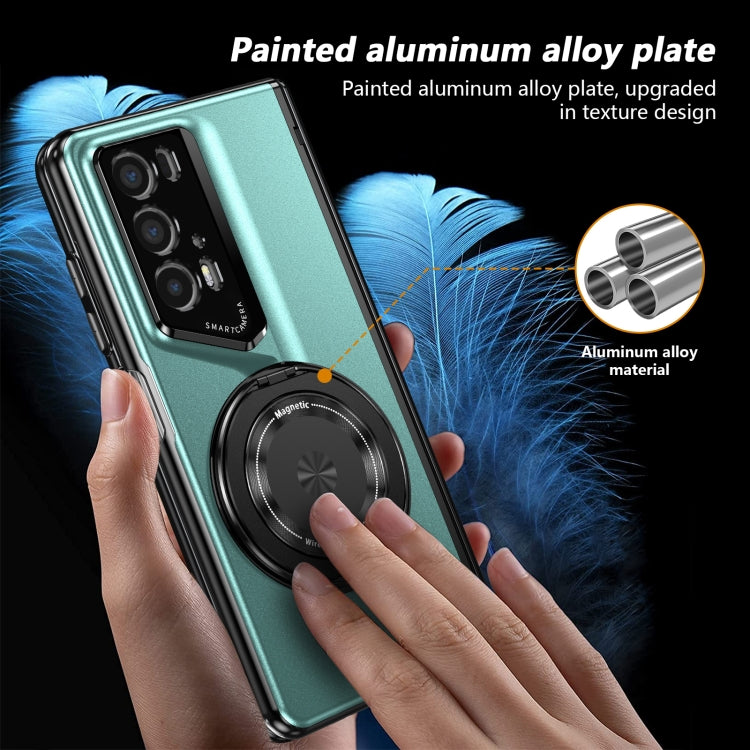 For Honor Magic V2 RSR Porsche Design Gold Medal Rotating Folding Series Ring Holder Phone Case