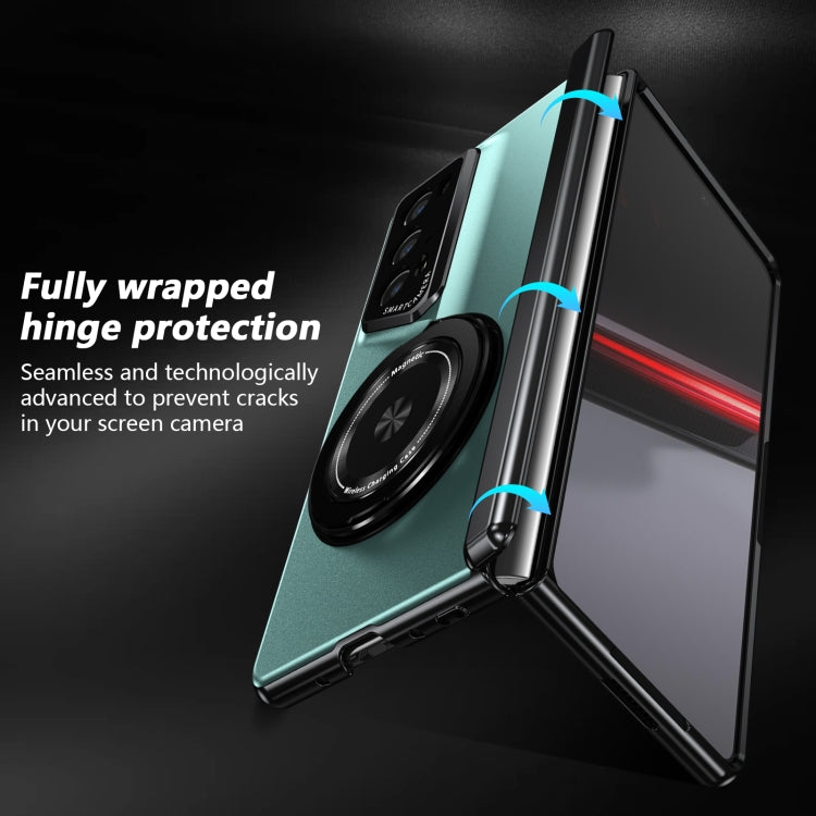 For Honor Magic V2 RSR Porsche Design Gold Medal Rotating Folding Series Ring Holder Phone Case