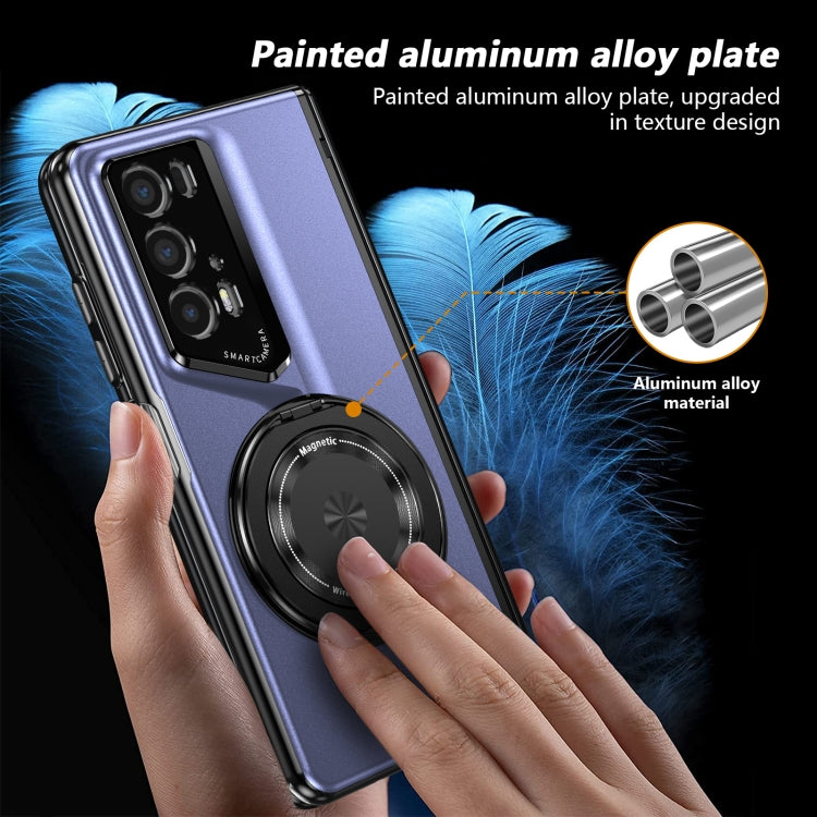 For Honor Magic V2 RSR Porsche Design Gold Medal Rotating Folding Series Ring Holder Phone Case