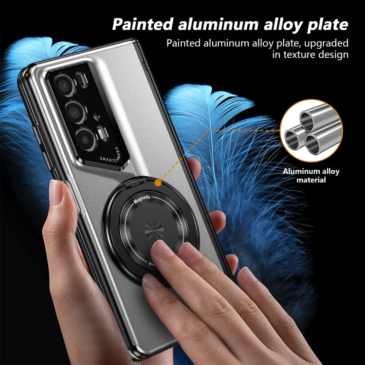 For Honor Magic V2 RSR Porsche Design Gold Medal Rotating Folding Series Ring Holder Phone Case