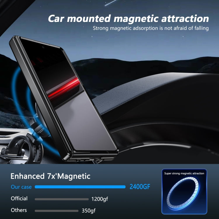 For Honor Magic V2 RSR Porsche Design Gold Medal Rotating Folding Series Ring Holder Phone Case