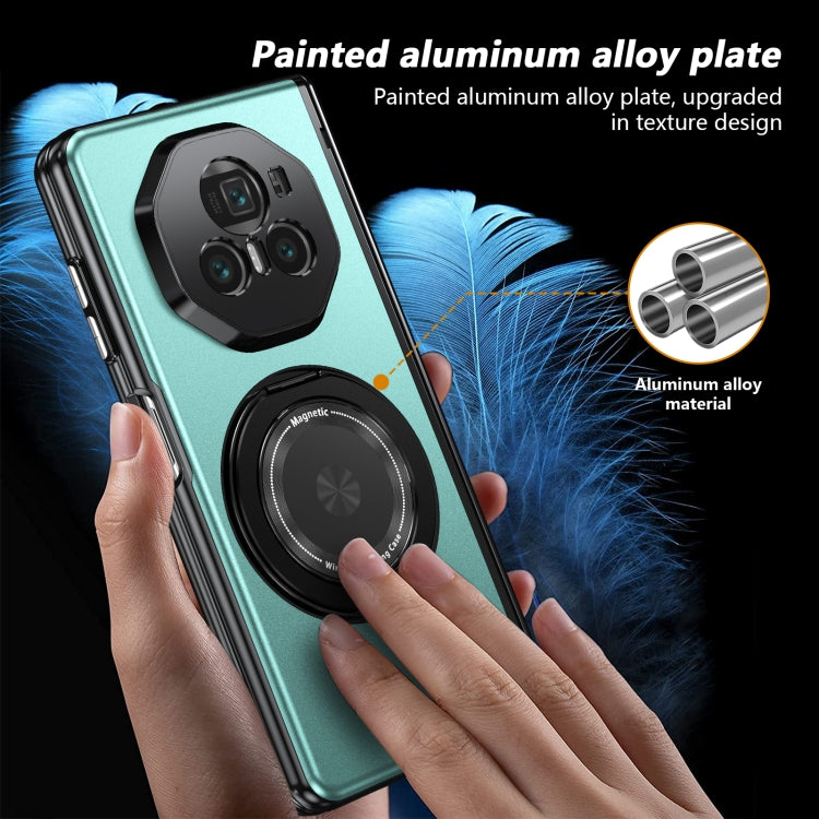 For Honor Magic V3 Gold Medal Rotating Folding Series Ring Holder Phone Case