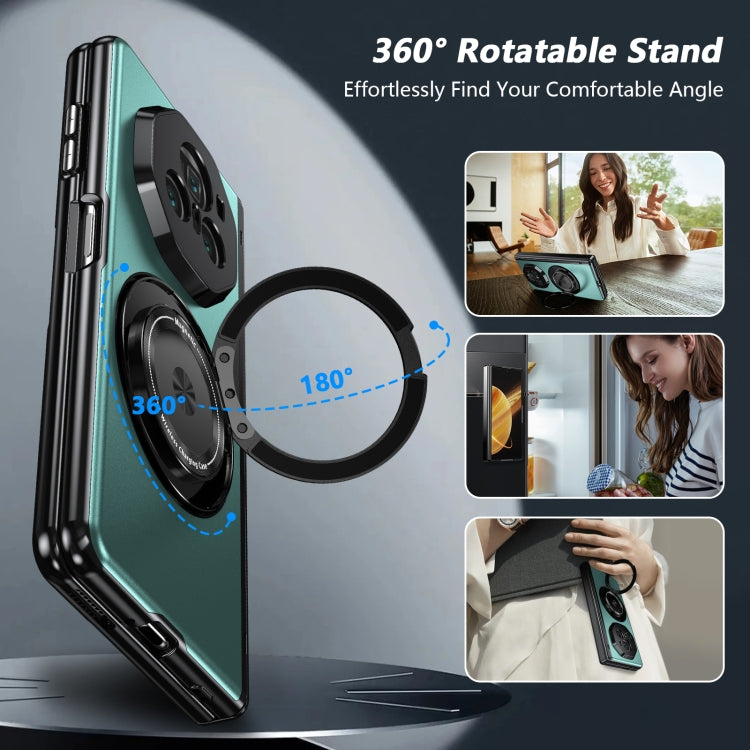 For Honor Magic V3 Gold Medal Rotating Folding Series Ring Holder Phone Case