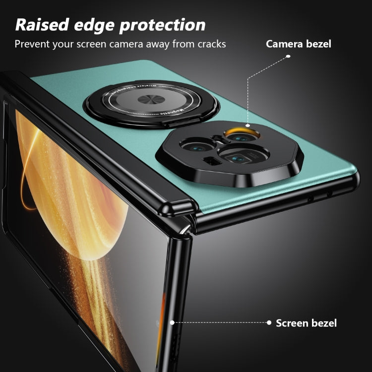 For Honor Magic V3 Gold Medal Rotating Folding Series Ring Holder Phone Case