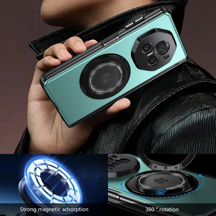 For Honor Magic V3 Gold Medal Rotating Folding Series Ring Holder Phone Case