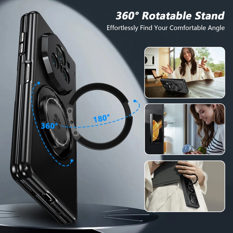 For Honor Magic V3 Gold Medal Rotating Folding Series Ring Holder Phone Case