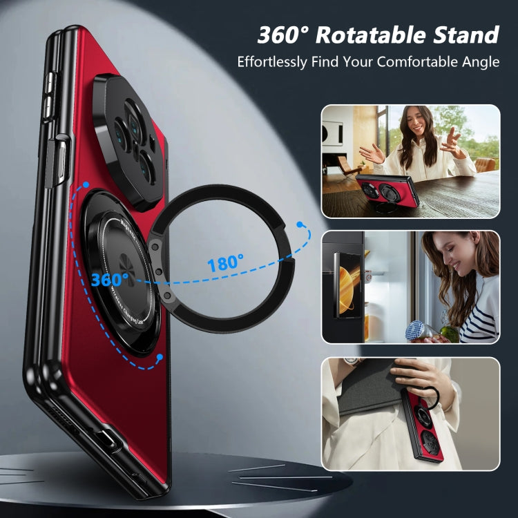 For Honor Magic V3 Gold Medal Rotating Folding Series Ring Holder Phone Case