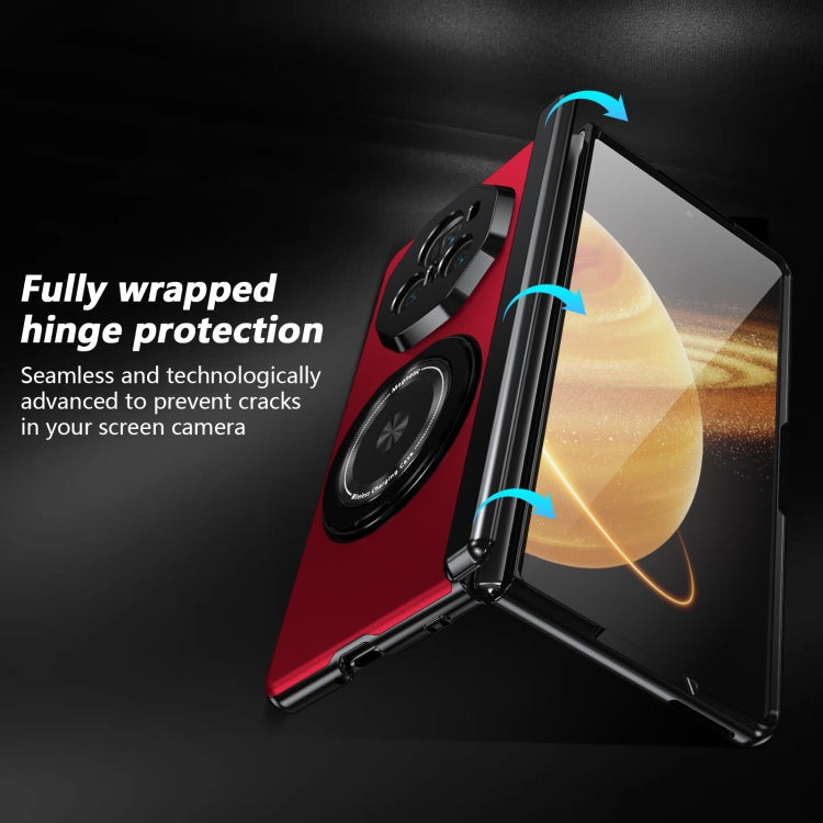 For Honor Magic V3 Gold Medal Rotating Folding Series Ring Holder Phone Case