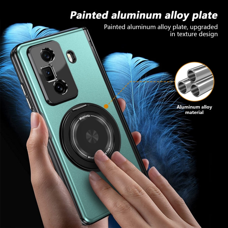 For Honor Magic Vs3 Gold Medal Rotating Folding Series Ring Holder Phone Case