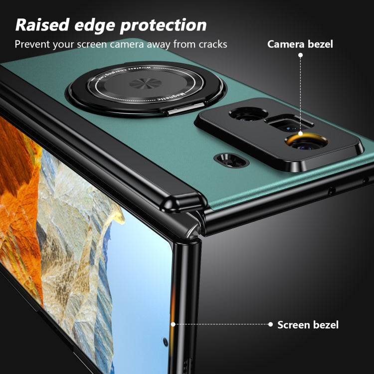 For Honor Magic Vs3 Gold Medal Rotating Folding Series Ring Holder Phone Case