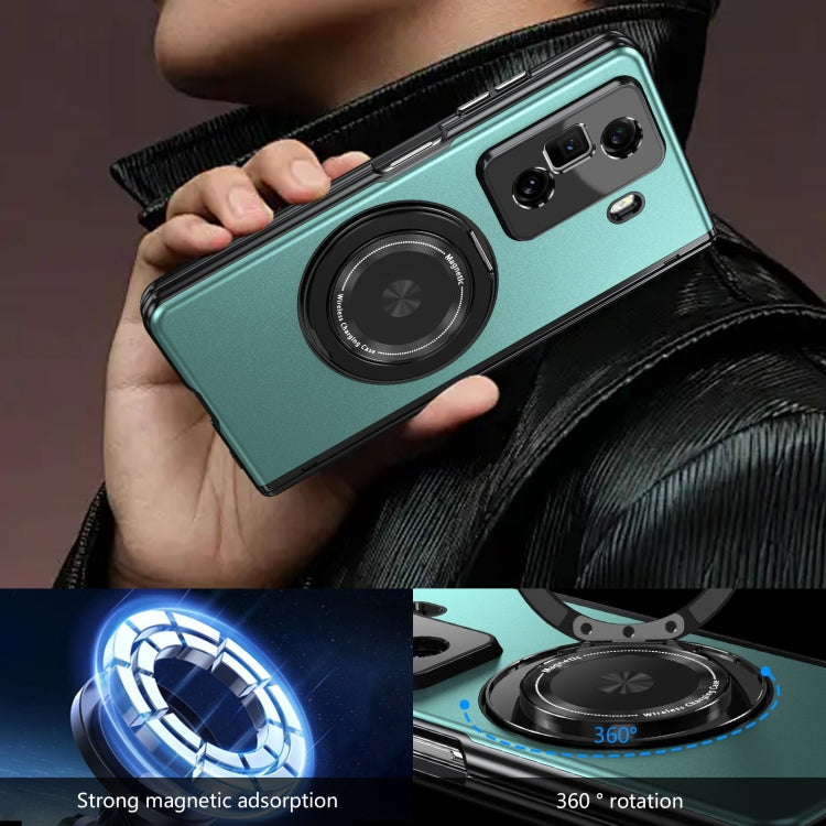 For Honor Magic Vs3 Gold Medal Rotating Folding Series Ring Holder Phone Case