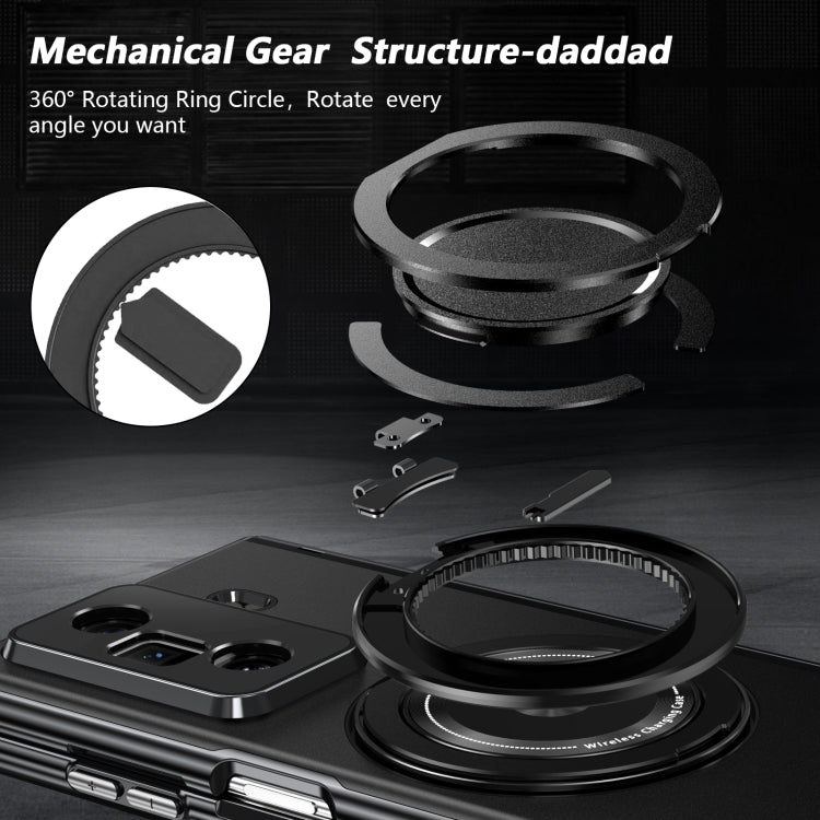 For Honor Magic Vs3 Gold Medal Rotating Folding Series Ring Holder Phone Case