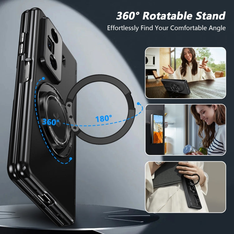 For Honor Magic Vs3 Gold Medal Rotating Folding Series Ring Holder Phone Case