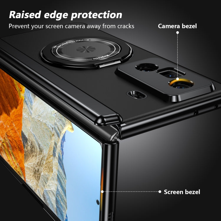 For Honor Magic Vs3 Gold Medal Rotating Folding Series Ring Holder Phone Case