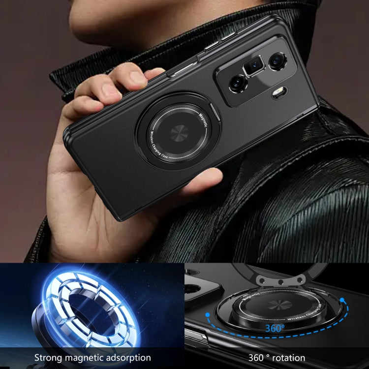 For Honor Magic Vs3 Gold Medal Rotating Folding Series Ring Holder Phone Case