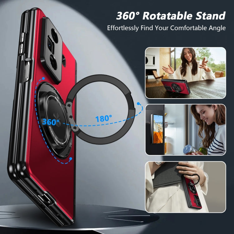 For Honor Magic Vs3 Gold Medal Rotating Folding Series Ring Holder Phone Case