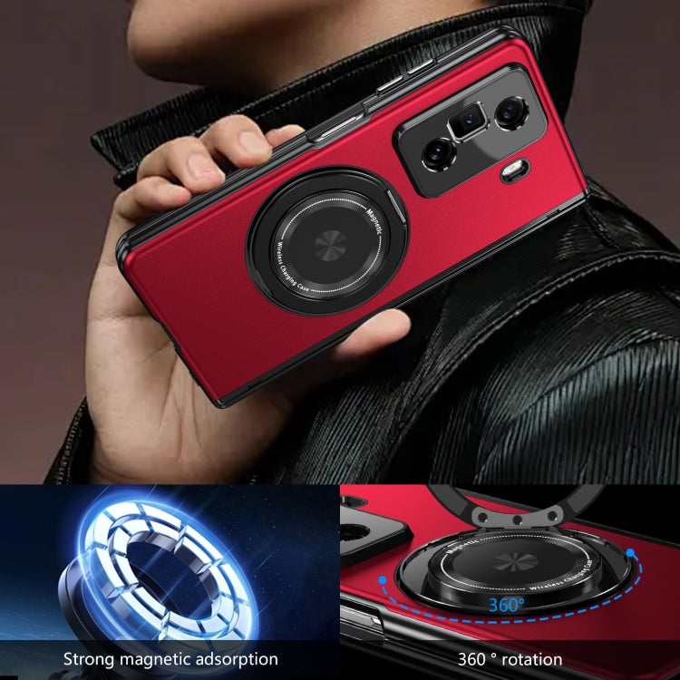For Honor Magic Vs3 Gold Medal Rotating Folding Series Ring Holder Phone Case