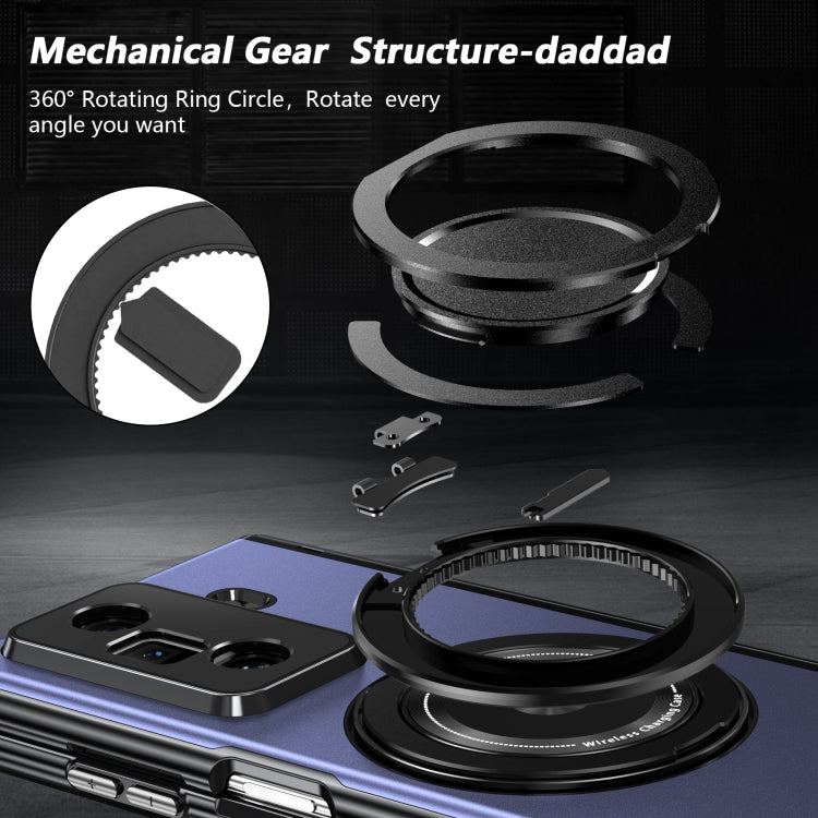 For Honor Magic Vs3 Gold Medal Rotating Folding Series Ring Holder Phone Case