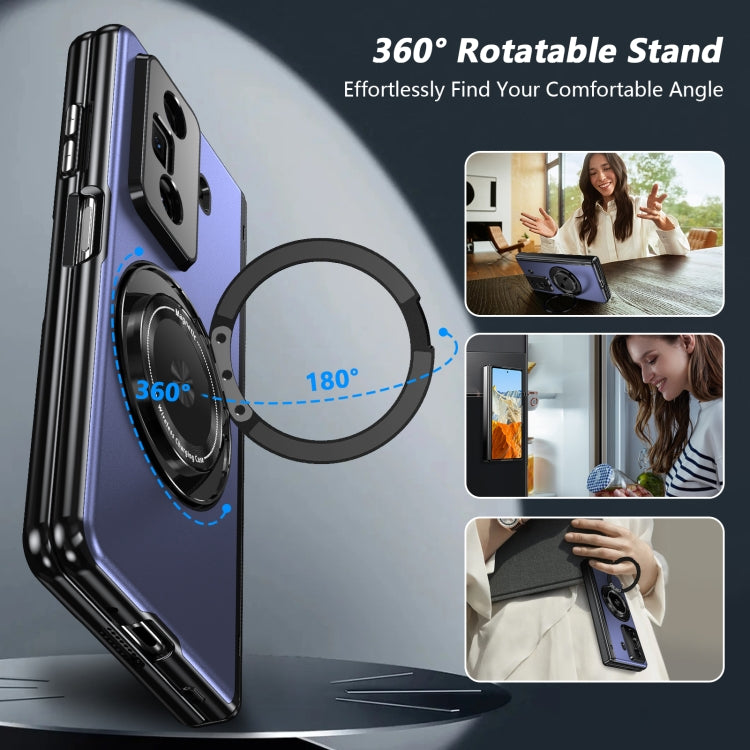 For Honor Magic Vs3 Gold Medal Rotating Folding Series Ring Holder Phone Case