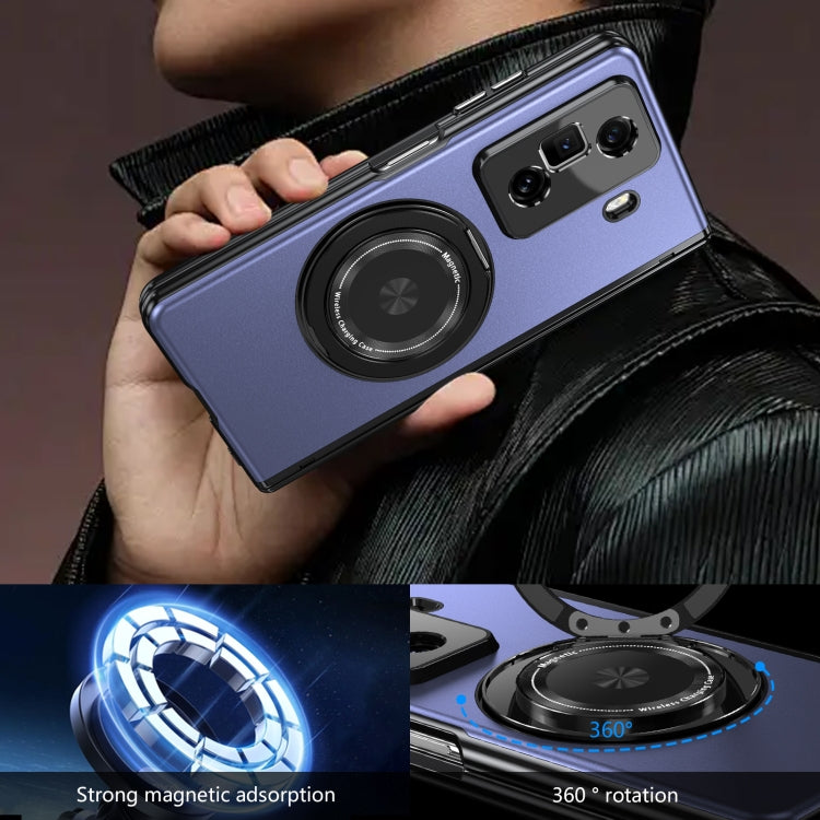 For Honor Magic Vs3 Gold Medal Rotating Folding Series Ring Holder Phone Case