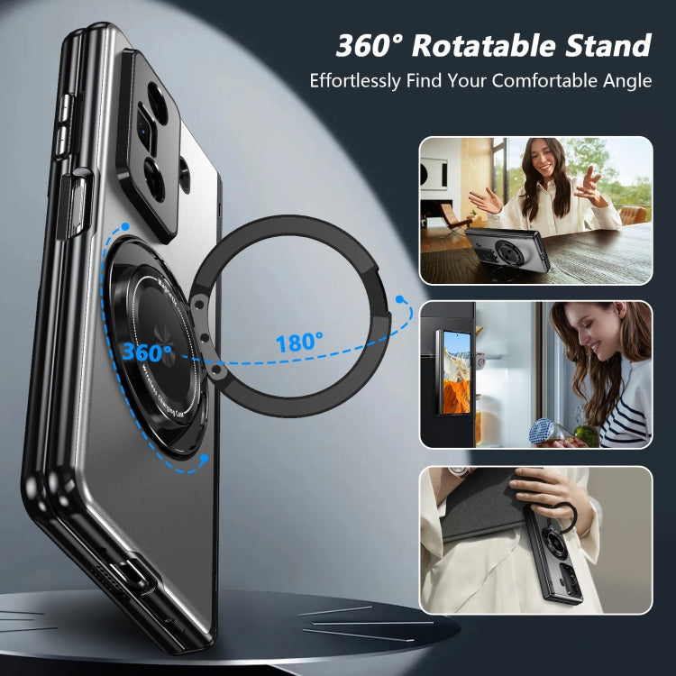For Honor Magic Vs3 Gold Medal Rotating Folding Series Ring Holder Phone Case