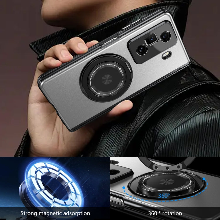 For Honor Magic Vs3 Gold Medal Rotating Folding Series Ring Holder Phone Case