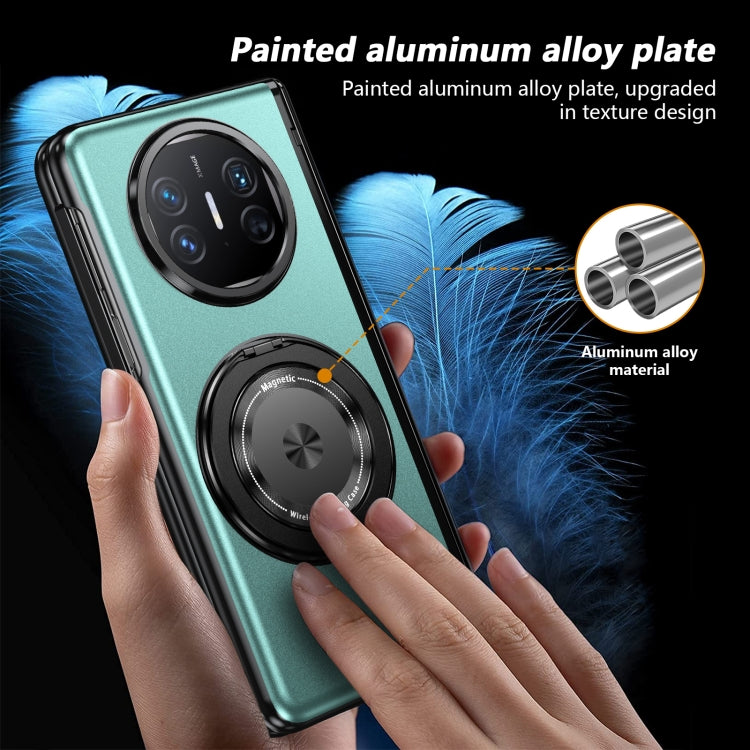 For Huawei Mate X5 Gold Medal Rotating Folding Series Ring Holder Phone Case