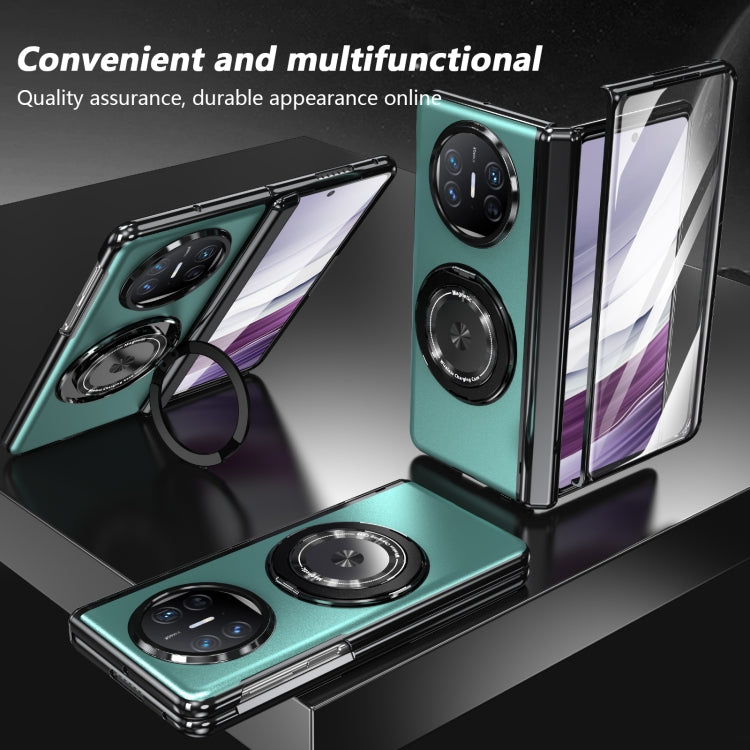 For Huawei Mate X5 Gold Medal Rotating Folding Series Ring Holder Phone Case