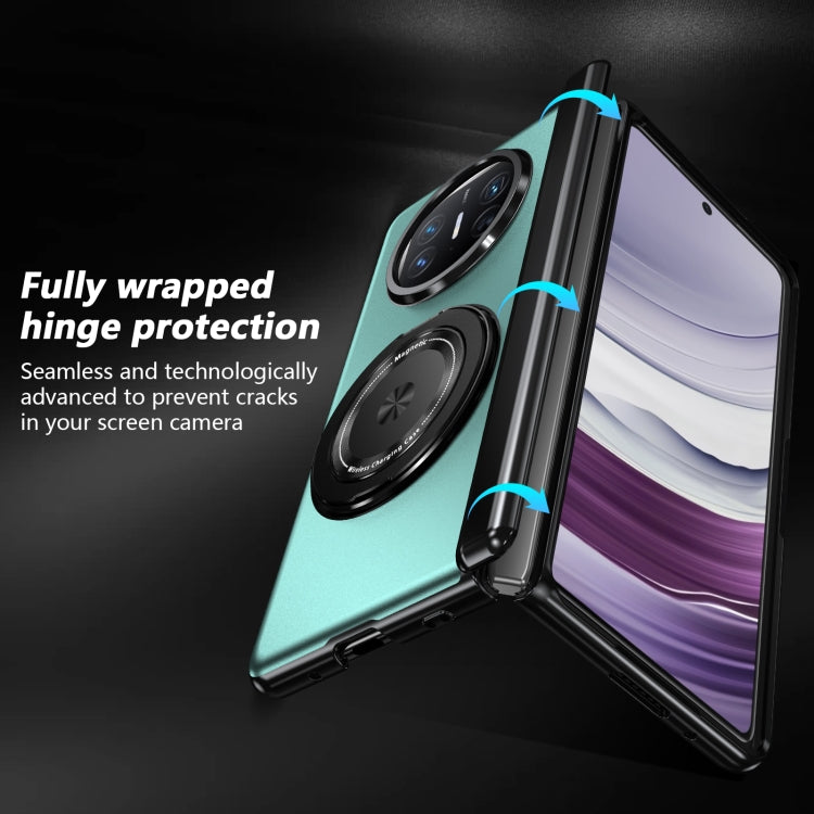 For Huawei Mate X5 Gold Medal Rotating Folding Series Ring Holder Phone Case