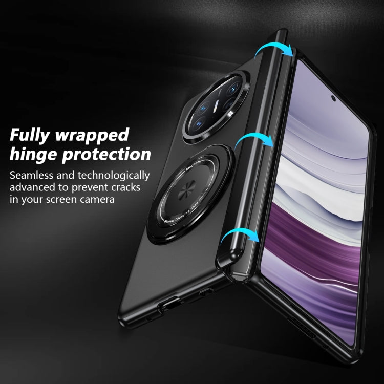 For Huawei Mate X5 Gold Medal Rotating Folding Series Ring Holder Phone Case