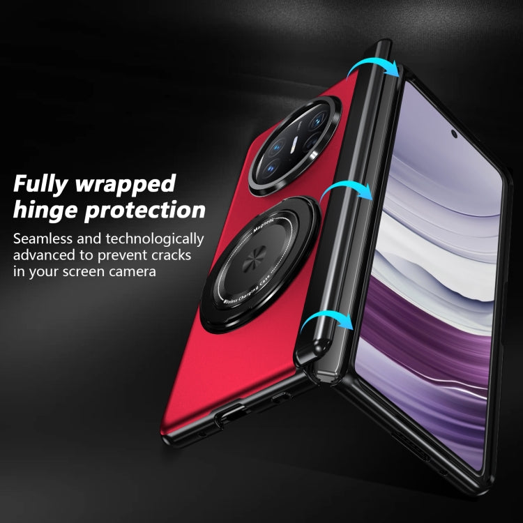 For Huawei Mate X5 Gold Medal Rotating Folding Series Ring Holder Phone Case