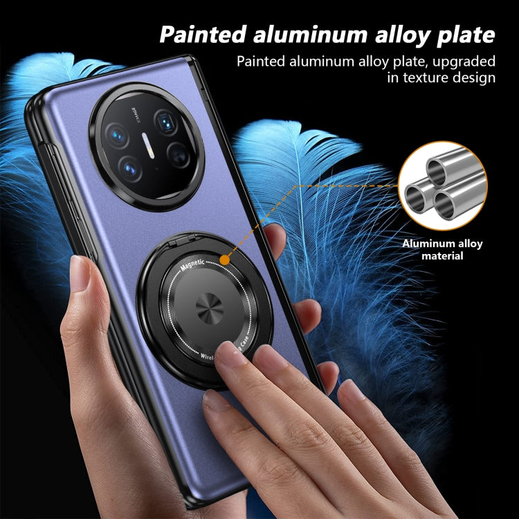 For Huawei Mate X5 Gold Medal Rotating Folding Series Ring Holder Phone Case